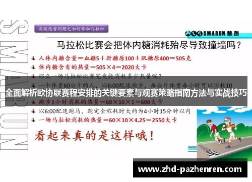 全面解析欧协联赛程安排的关键要素与观赛策略指南方法与实战技巧